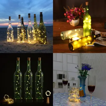 Wine Bottle Lights 2M 20 LEDS with Cork Halloween Christmas Lights Outdoor Decoration String LED Fairy Lights for Party Wedding 
Wine Bottle Lights 2M 20 LEDS with Cork Halloween Christmas Lights Outdoor Decoration String LED Fairy Lights for Party Wedding