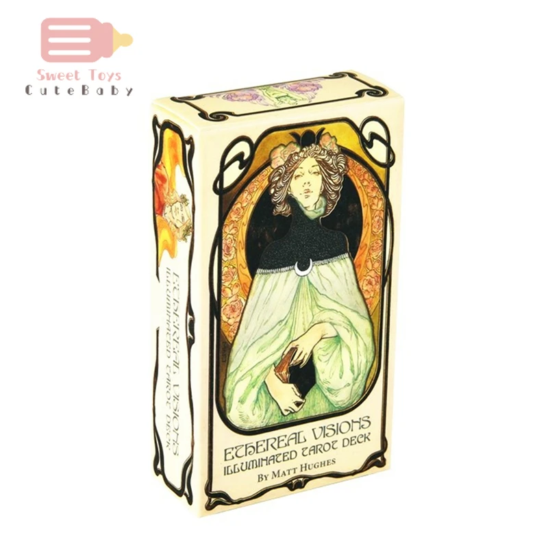 Ethereal Visions Illuminated Tarot Deck Cards Game English Tarot Deck Table Card Board Games Party Playing Cards Family Games
Ethereal Visions Illuminated Tarot Deck Cards Game English Tarot Deck Table Card Board Games Party Playing Cards Family Games