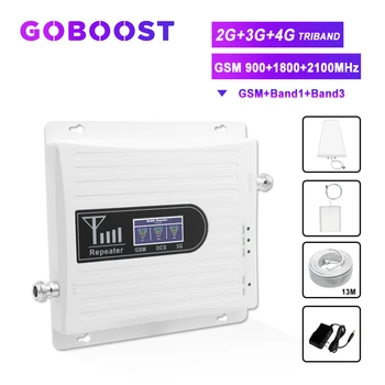 

GSM 900MHZ 2G 3G WCDMA 4G LTE Cellular Signal Amplifier UMTS 2100MHZ DCS 1800MHZ Internet cell payload booster LPDA Antenna Kit.