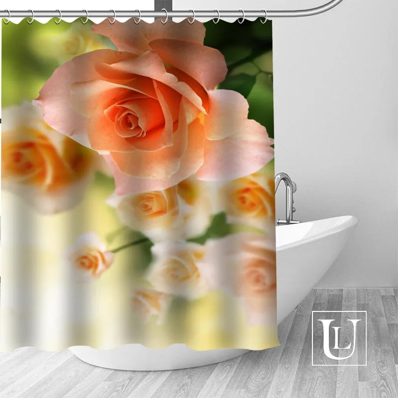 

Пользовательская Красивая фототкань, Современная душевая занавеска, красивые занавески для ванной комнаты, декоративная водонепроницаемая ткань из полиэстера