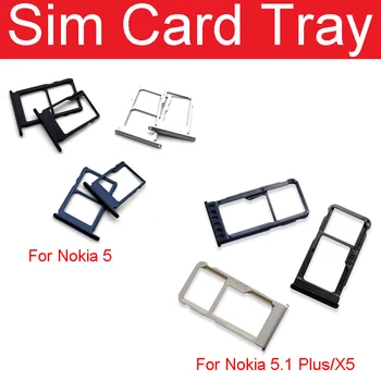Single & Dual Sim Card Tray Holder For Nokia 5 / 5.1 / 5.1 Plus / X5 Micro SD Card Slot Adapter Repair Part
Single & Dual Sim Card Tray Holder For Nokia 5 / 5.1 / 5.1 Plus / X5 Micro SD Card Slot Adapter Repair Part