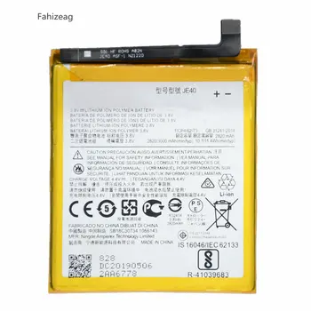 Fahizeag 3000mAh JE40 Replacement Battery For Motorola Moto Z3 Mobile phone Batterie Bateria Batterij
Fahizeag 3000mAh JE40 Replacement Battery For Motorola Moto Z3 Mobile phone Batterie Bateria Batterij