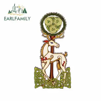 EARLFAMILY 13cm x 6.4cm for Celtic Stag God Myth Surfboard Personality VAN Car Stickers Windshield Decal for Trunk Refrigerator
EARLFAMILY 13cm x 6.4cm for Celtic Stag God Myth Surfboard Personality VAN Car Stickers Windshield Decal for Trunk Refrigerator