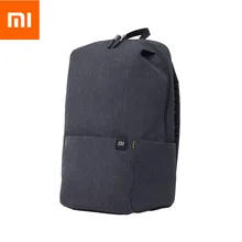 2020 Original Xiao mi mi sacs à dos femmes hommes école épaule voyage sacs filles garçons enfants Shopping Packs Xio mi sac à main noir(China)