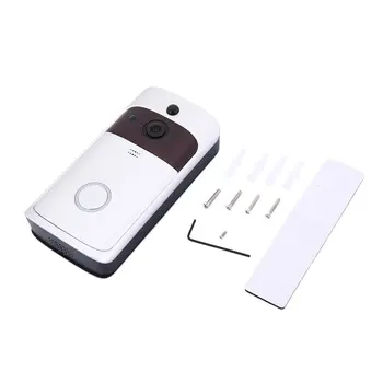 Wireless Low Power Consumption Visual Doorbell Wifi Enabled Weather Resistant Ring Smart IP Video Intercom Door Bell Smart Alarm
Wireless Low Power Consumption Visual Doorbell Wifi Enabled Weather Resistant Ring Smart IP Video Intercom Door Bell Smart Alarm