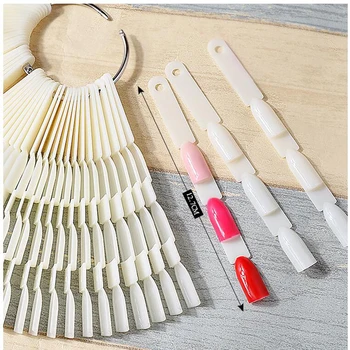 Nail Art Display Fan-Shaped 50pcs-Color Nail Art Almond Pointed Nail Tip Fake Nail Color Card Swatch Practice Nail Tips
Nail Art Display Fan-Shaped 50pcs-Color Nail Art Almond Pointed Nail Tip Fake Nail Color Card Swatch Practice Nail Tips