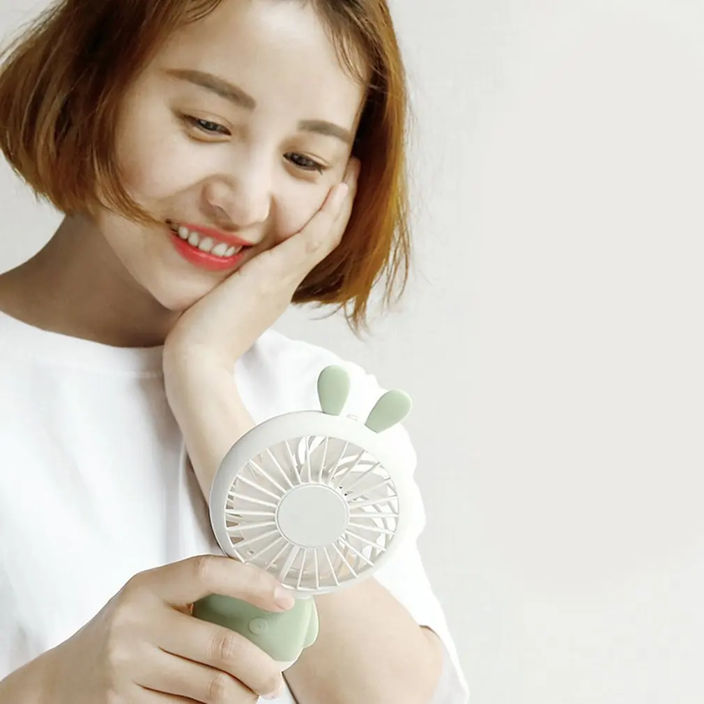 2019 HOT USB Charging Fan Home Mini Office Handheld Rabbit Fans With Desk Base Rechargeable Air Conditioner For Student 
2019 HOT USB Charging Fan Home Mini Office Handheld Rabbit Fans With Desk Base Rechargeable Air Conditioner For Student