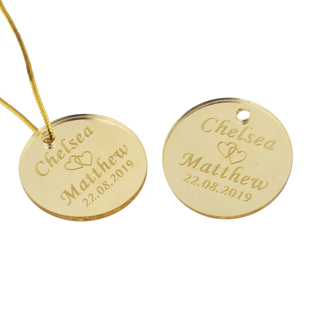 100Pcs Personalized Engraved Mirror Circle Colorful Wedding Tags With Hole Baptism Name Tag Favor Party Gift Baby Shower Gifts
100Pcs Personalized Engraved Mirror Circle Colorful Wedding Tags With Hole Baptism Name Tag Favor Party Gift Baby Shower Gifts