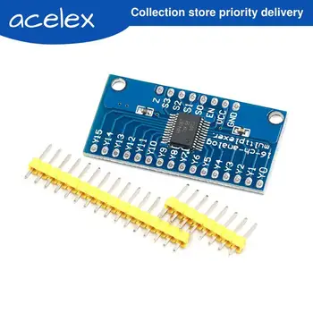 Smart Electronics CD74HC4067 16-Channel Analog Digital Multiplexer Breakout Board Module For arduino
Smart Electronics CD74HC4067 16-Channel Analog Digital Multiplexer Breakout Board Module For arduino
