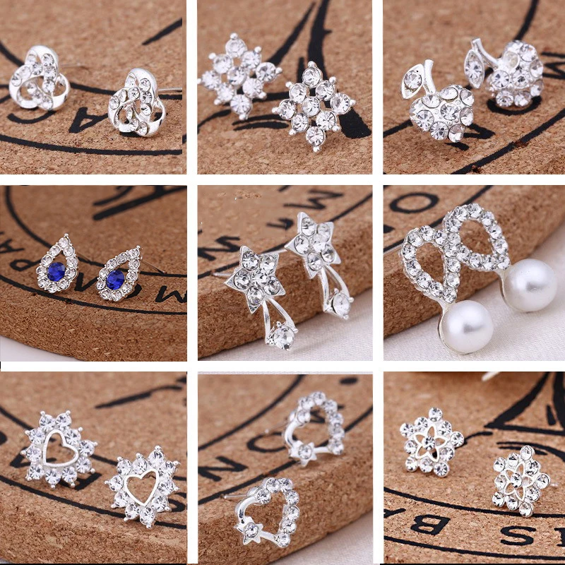 Cheap Top Quality Mix Styles Stud Earrings Gifts for Girls Women Love Rabbit Stars Snow Moon Bear Cherry Knot Pearl Earring
Cheap Top Quality Mix Styles Stud Earrings Gifts for Girls Women Love Rabbit Stars Snow Moon Bear Cherry Knot Pearl Earring