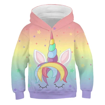 Girls Unicorn Cartoon Printing Hoodies Fashion Children Birthday Present Clothes Kids Spring/Autumn Cute Funny Children Top Coat
Girls Unicorn Cartoon Printing Hoodies Fashion Children Birthday Present Clothes Kids Spring/Autumn Cute Funny Children Top Coat