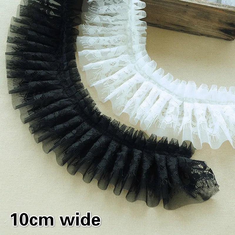 Black White Double-layer Encryption Pleated Eyelashes Mesh Lace Fabric DIY Wedding Dress Sewing Clothes Home Textile Decoration
Black White Double-layer Encryption Pleated Eyelashes Mesh Lace Fabric DIY Wedding Dress Sewing Clothes Home Textile Decoration