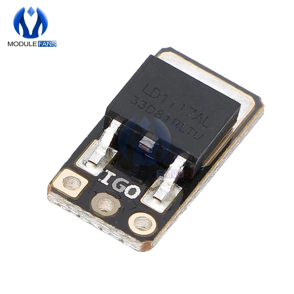 LD1117-3.3V DC-DC Step-Down Buck Converter Power Supply Module Fixed Out Voltage Regulator Board
LD1117-3.3V DC-DC Step-Down Buck Converter Power Supply Module Fixed Out Voltage Regulator Board