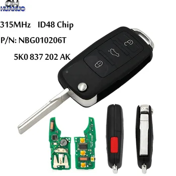 Keyless-go Remote Key 3+1 button 315MHz ID48 Chip Fob for Volkswagen 2011-2017(Models with Prox) P/N: NBG010206T 5K0 837 202 AK
Keyless-go Remote Key 3+1 button 315MHz ID48 Chip Fob for Volkswagen 2011-2017(Models with Prox) P/N: NBG010206T 5K0 837 202 AK