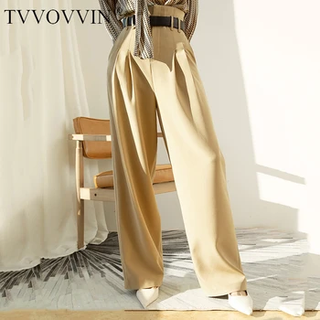 loose High Waist Khaki Brief Pleated Long Wide Leg Trousers Loose Fit Pants Women Fashion Tide Spring Autumn 2020 ZU1U
loose High Waist Khaki Brief Pleated Long Wide Leg Trousers Loose Fit Pants Women Fashion Tide Spring Autumn 2020 ZU1U