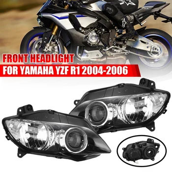 New Front Headlight Head Light Lamp Motorcycle For Yamaha YZF R6 2006-2007/R6 2003-2005/ R1 2004-2006 (Without Light Bulbs)
New Front Headlight Head Light Lamp Motorcycle For Yamaha YZF R6 2006-2007/R6 2003-2005/ R1 2004-2006 (Without Light Bulbs)