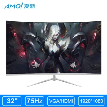 Amoi 32 inch Curved 75Hz 1920*1080 Monitor LED LCD Game Competition Computer Display Screen Full Hdd input 2ms Respons HDMI/VGA
Amoi 32 inch Curved 75Hz 1920*1080 Monitor LED LCD Game Competition Computer Display Screen Full Hdd input 2ms Respons HDMI/VGA