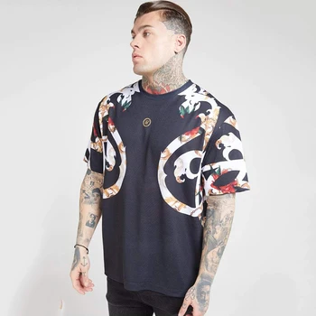 Mens T-shirt Sik Silk Streetwear Hip Hop Floral Man Tshirt Top Tee Summer Casual Fitness Brand Clothing Siksilk T shirt Men
Mens T-shirt Sik Silk Streetwear Hip Hop Floral Man Tshirt Top Tee Summer Casual Fitness Brand Clothing Siksilk T shirt Men
