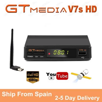 High quality gtmedia v7s Decoder support 1080P USB Wifi HD H.265 satellite TV receiver Powered by freesat v7 No app included
High quality gtmedia v7s Decoder support 1080P USB Wifi HD H.265 satellite TV receiver Powered by freesat v7 No app included