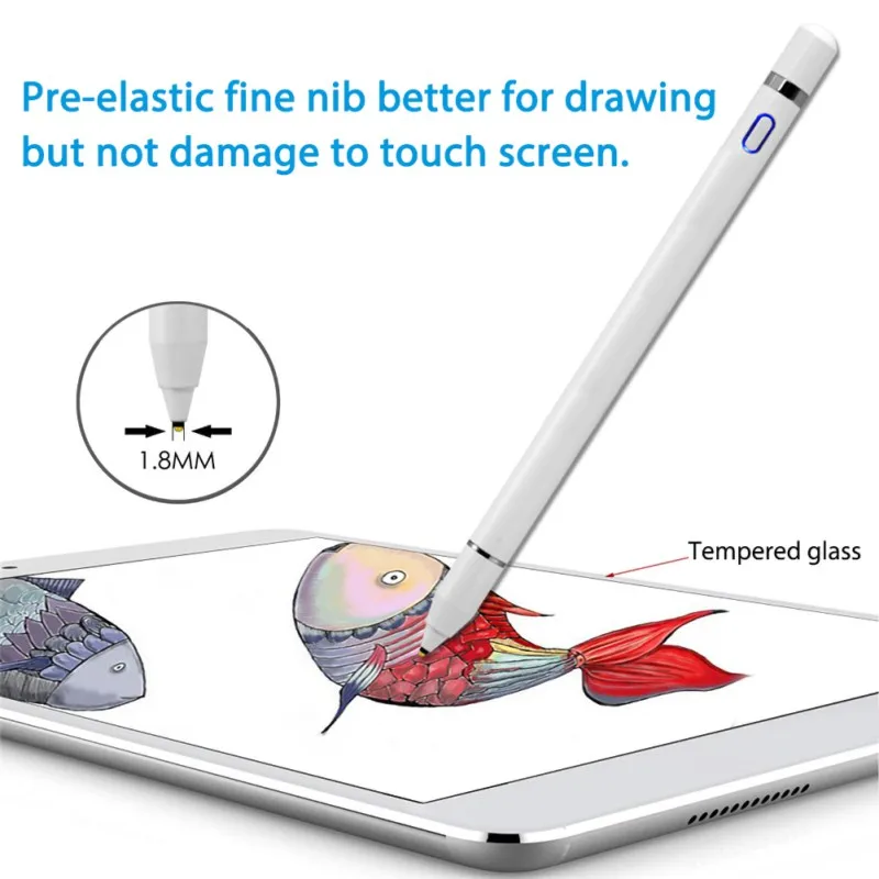 Active Capacitive Stylus Touch Screen Pen For Pad Pro 11 12.9 10.5 9.7 Mini 5 For Huawei For Xiaomi Tablet
Active Capacitive Stylus Touch Screen Pen For Pad Pro 11 12.9 10.5 9.7 Mini 5 For Huawei For Xiaomi Tablet