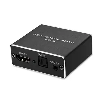 Hdmi o extractor HDMI to HDMI and Optical TOSLINK SPDIF + 3.5mm Stereo o Extractor Converter HDMI o Stereo o Ext
Hdmi o extractor HDMI to HDMI and Optical TOSLINK SPDIF + 3.5mm Stereo o Extractor Converter HDMI o Stereo o Ext