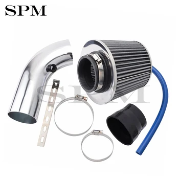 3" High Flow Cold Air Intake Kit System Filter With Clamp Accessories
3" High Flow Cold Air Intake Kit System Filter With Clamp Accessories