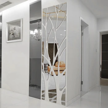 Modern Mirror Removable Decal Tree Art Mural Wall Sticker Home Room Decor Hot Acrylic Stickers Tree Shape Sticker Wall Decor
Modern Mirror Removable Decal Tree Art Mural Wall Sticker Home Room Decor Hot Acrylic Stickers Tree Shape Sticker Wall Decor