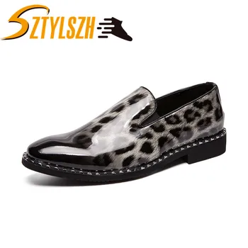 Luxury Fashion England Style Men Dress Shoes Men's Casual Shoes Shoes Leopard Mens Formal Shoes Pointed Toe Oxfords
Luxury Fashion England Style Men Dress Shoes Men's Casual Shoes Shoes Leopard Mens Formal Shoes Pointed Toe Oxfords