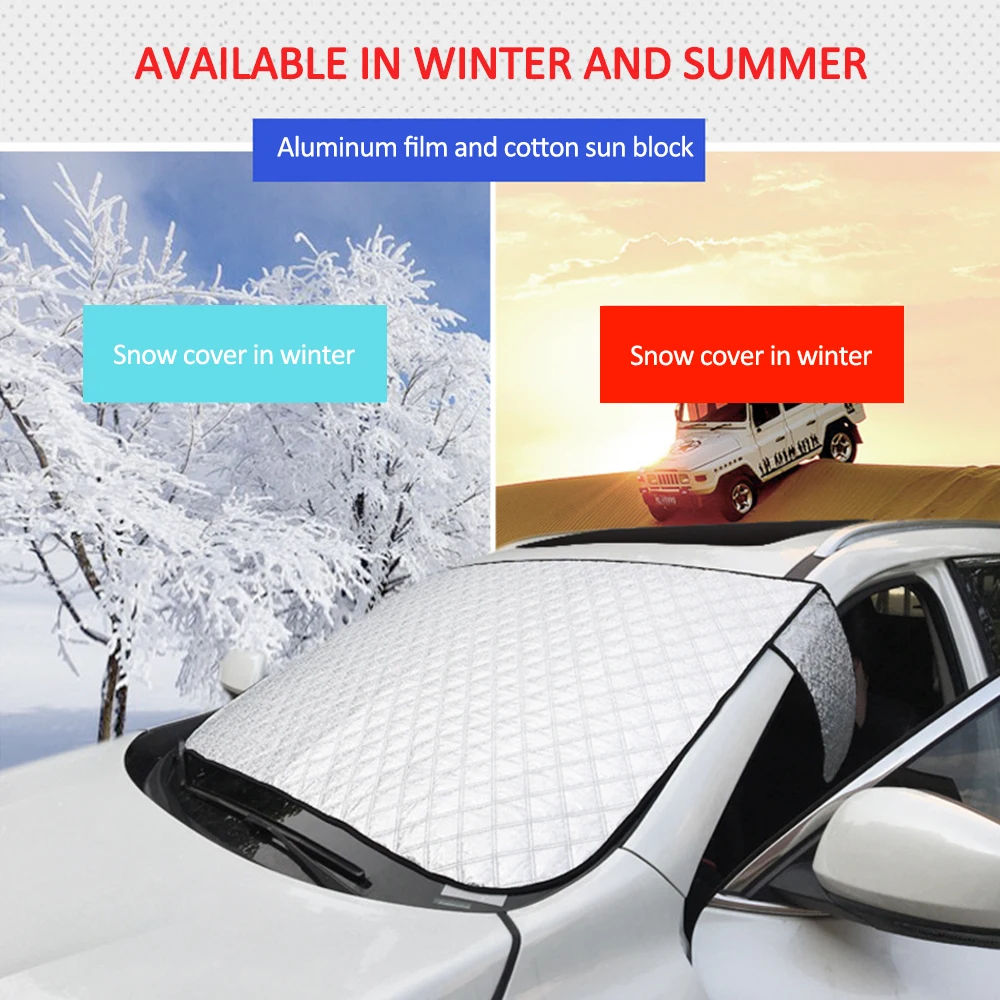 Universal Car Cover Outdoor Protection Waterproof Frost-proof Snow-proof Summer Front UV Shield Winter Automobiles Snow Cloth
Universal Car Cover Outdoor Protection Waterproof Frost-proof Snow-proof Summer Front UV Shield Winter Automobiles Snow Cloth