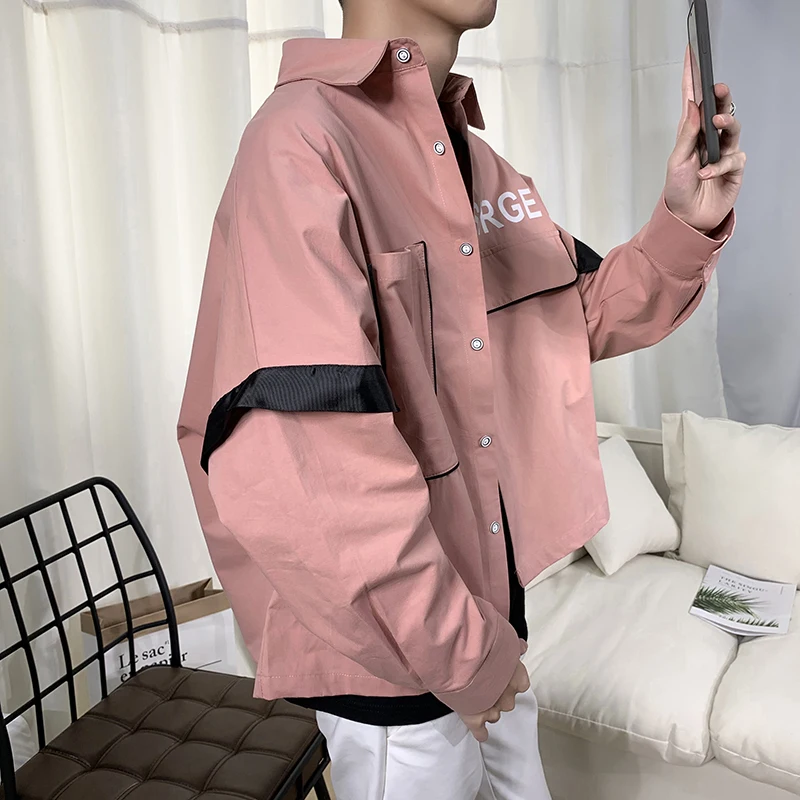 2019 Autumn New Korean Version Of The Trend Of Japanese Loose Original Personality Asymmetrical Men's Long-sleeved Casual Shirt
2019 Autumn New Korean Version Of The Trend Of Japanese Loose Original Personality Asymmetrical Men's Long-sleeved Casual Shirt