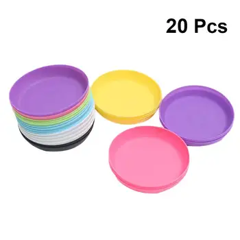 20 Pcs Plants Pot Flower Pot Saucer Round Plastic Solid Color Balcony Flowerpot Water Plate Succulent Tray For Office Garden
20 Pcs Plants Pot Flower Pot Saucer Round Plastic Solid Color Balcony Flowerpot Water Plate Succulent Tray For Office Garden