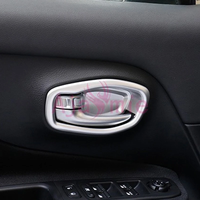 Interior Moulding Trim Door Handle Bowl Insert Trim Chrome Car Styling 2016 2017 2018 For Jeep Renegade Accessories
Interior Moulding Trim Door Handle Bowl Insert Trim Chrome Car Styling 2016 2017 2018 For Jeep Renegade Accessories