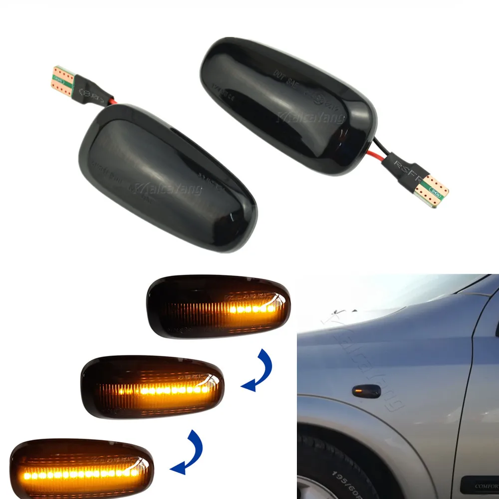 2 pieces Dynamic Sequential Flowing LED Turn Signal Side Marker Indicator Blinker For Opel Astra G 1998-2009 Side Marker Light
2 pieces Dynamic Sequential Flowing LED Turn Signal Side Marker Indicator Blinker For Opel Astra G 1998-2009 Side Marker Light