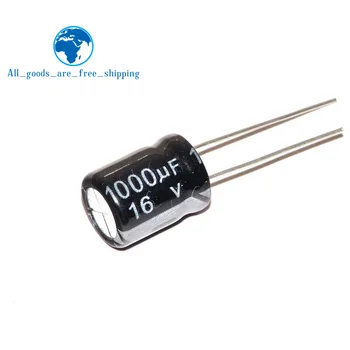 10PCS Higt quality 16V1000UF 10*13mm 1000UF 16V 10*13 Electrolytic capacitor
10PCS Higt quality 16V1000UF 10*13mm 1000UF 16V 10*13 Electrolytic capacitor