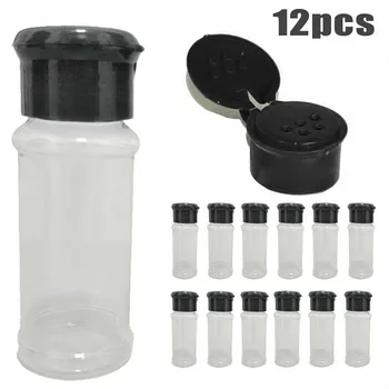 12pcs Plastic Spice Jar Salt Pepper Shakers Seasoning Jar Barbecue BBQ Condiment Vinegar Bottles Kitchen Containers For Spices
12pcs Plastic Spice Jar Salt Pepper Shakers Seasoning Jar Barbecue BBQ Condiment Vinegar Bottles Kitchen Containers For Spices