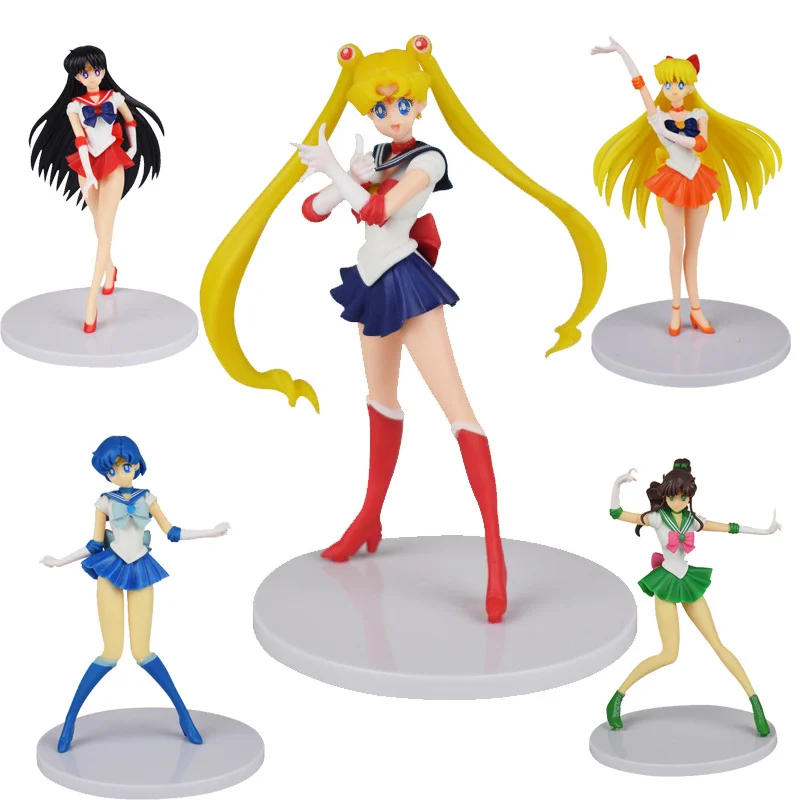 5 Styles Cartoon Action Figures Anime Sailor Moon Action Figures Moon Power Pvc Model Anime Collection Kid Gift Toy
5 Styles Cartoon Action Figures Anime Sailor Moon Action Figures Moon Power Pvc Model Anime Collection Kid Gift Toy