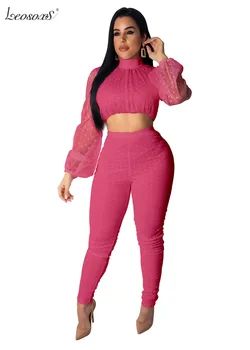 Spring Summer Women Two Piece Set Top And Pants Plus Size Outfits Tracksuit Sweatsuit Mesh Dot Long Sleeve Sets
Spring Summer Women Two Piece Set Top And Pants Plus Size Outfits Tracksuit Sweatsuit Mesh Dot Long Sleeve Sets