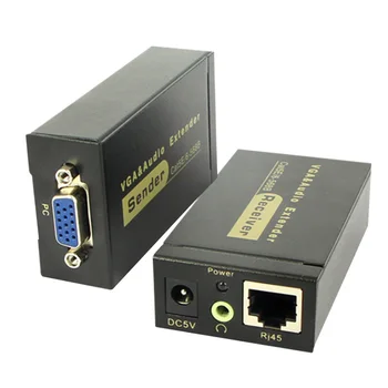 VGA Extender Audio Accessories Signal RJ45 Adapter With Cable Repeater Sender Receiver Network Converter Transmitter Amplifier
VGA Extender Audio Accessories Signal RJ45 Adapter With Cable Repeater Sender Receiver Network Converter Transmitter Amplifier