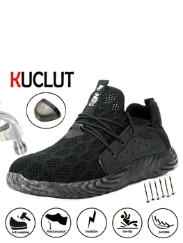 Kuclut 2020 Breathable And Non-slip Men's Shoes Steel Toe Anti-Smashing Safety Shoes Insulating Light Elastic Work Shoes
Kuclut 2020 Breathable And Non-slip Men's Shoes Steel Toe Anti-Smashing Safety Shoes Insulating Light Elastic Work Shoes