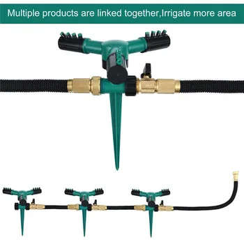 Lawn Sprinkler Automatic 360 Degree Rotating Watering Irrigation System For Garden Hose JS23
Lawn Sprinkler Automatic 360 Degree Rotating Watering Irrigation System For Garden Hose JS23