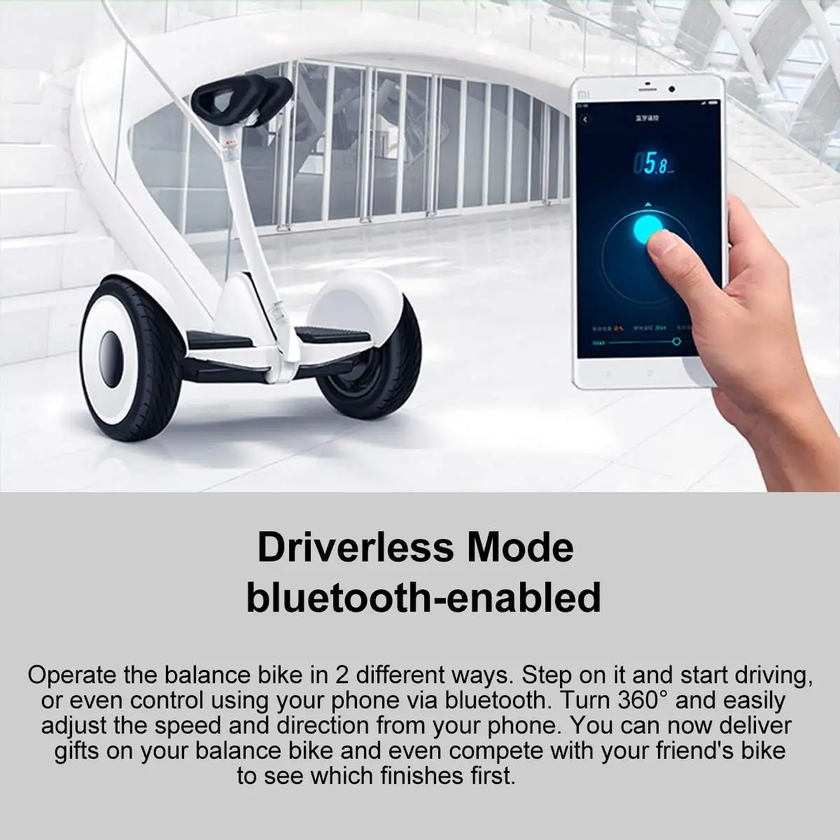 Ninebot Electric Scooters bluetooth Balance Mini Self Balancing Scooter for Xiaomi Xiomi Two Wheels Smart Skating Board Cycling
Ninebot Electric Scooters bluetooth Balance Mini Self Balancing Scooter for Xiaomi Xiomi Two Wheels Smart Skating Board Cycling