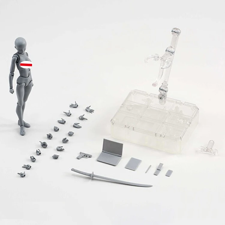 1 Set Drawing Figures For Artists Action Figure Model Human Mannequin Man and Woman Set Action Figure Toys Draw figures figurine