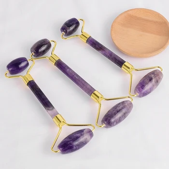 Natural Amethyst Silent Plug Roller Natural Jade Stone Body Massager Anti Wrinkle Cellulite Face Lift Slimming Skin Health Care 
Natural Amethyst Silent Plug Roller Natural Jade Stone Body Massager Anti Wrinkle Cellulite Face Lift Slimming Skin Health Care