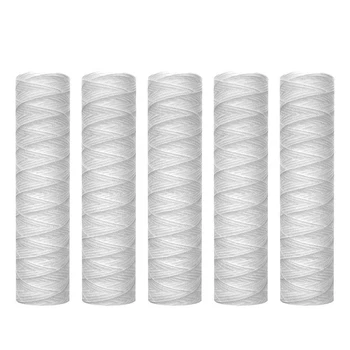 5 Pcs 1 Micrometre 10 x 2.5 Inch String-Wound Sediment Filter ,Sediment Filter, Universal Replacement RO Unit
5 Pcs 1 Micrometre 10 x 2.5 Inch String-Wound Sediment Filter ,Sediment Filter, Universal Replacement RO Unit