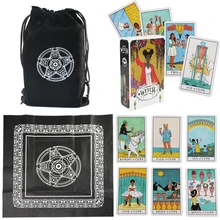 Witch Divination Tarot Card Set Board Game Party Board Game English Version Beginner PDF Guide Premium Suede Tote Bag Linen Mat
Witch Divination Tarot Card Set Board Game Party Board Game English Version Beginner PDF Guide Premium Suede Tote Bag Linen Mat