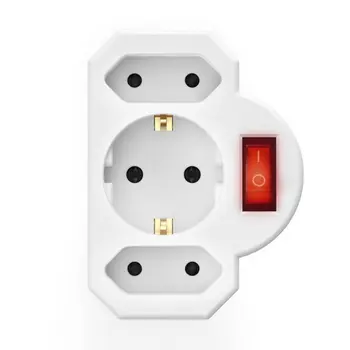 Socket Converter One Turn Multiple Two Or Three Hole Adapter Expansion Multi-Function Power Conversion Plug
Socket Converter One Turn Multiple Two Or Three Hole Adapter Expansion Multi-Function Power Conversion Plug