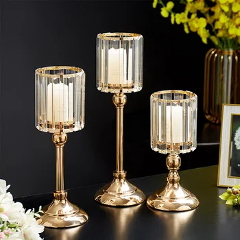 Metal Glass Candlestick Centros De Mesa Para Boda Christmas Decorations for Home Candle Holders Metal Vertical Candlestick
Metal Glass Candlestick Centros De Mesa Para Boda Christmas Decorations for Home Candle Holders Metal Vertical Candlestick