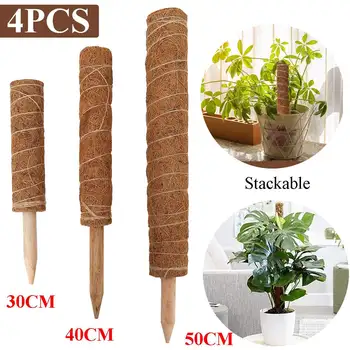 4Pcs/set Coir Moss Totem Pole Coir Moss Stick For Creepers Plant Support Extension Climbing Indoor Garden Plants
4Pcs/set Coir Moss Totem Pole Coir Moss Stick For Creepers Plant Support Extension Climbing Indoor Garden Plants