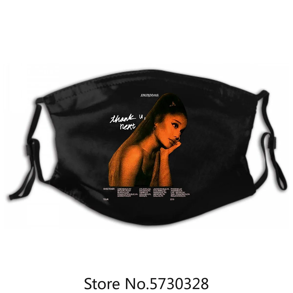 New Ariana Grande Sweetener Mask Washable Reusable Mask with PM2.5 Filters 5 Layers of Protection World Tour Thank U Next
New Ariana Grande Sweetener Mask Washable Reusable Mask with PM2.5 Filters 5 Layers of Protection World Tour Thank U Next