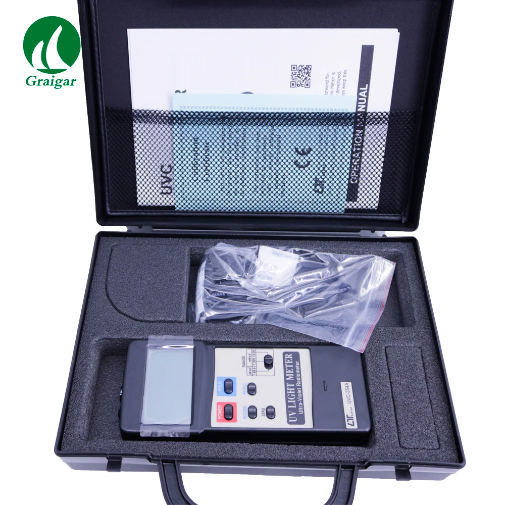 LUTRON UVC-254A UV Light Meter with RS-232/USB Computer Interface Ultra-Violet Radiometer
LUTRON UVC-254A UV Light Meter with RS-232/USB Computer Interface Ultra-Violet Radiometer